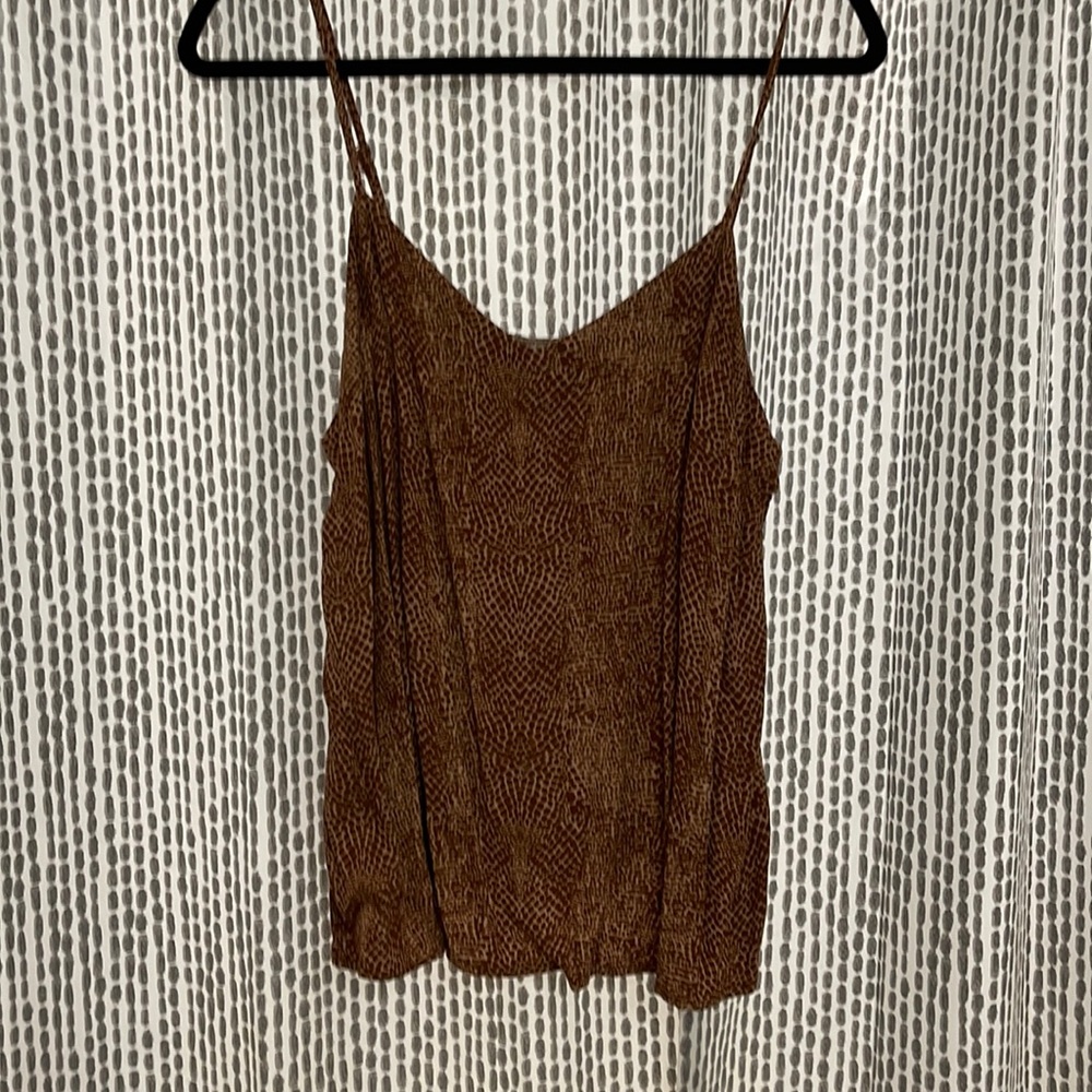 Giraffe Print Tank Top